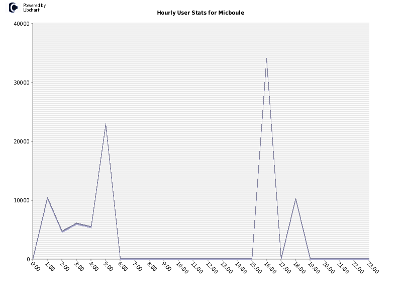 Hourly User Stats for Micboule